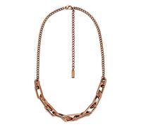 Diesel Dx1646200 interlocking logo chain necklace - Brown One Size