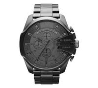 Diesel DZ4282 Mega Chief Chronograph Grey Dial Grey Steel Strap Watch for Men