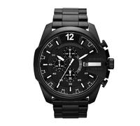 Diesel Mens Mega Chief Chronograph Watch DZ4283 - Black Metal - One Size