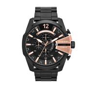Diesel DZ4309 Black Mega Chief Chronograph Black IP Bracelet Watch