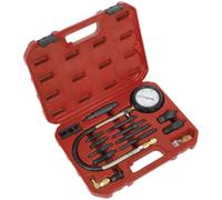 Diesel Engine Compression Test Kit - 60mm Gauge - 400mm Hose - Quick Connector
