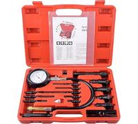 Diesel Engine Compression Tester Kit with 0-1000 psi Gauge and Adapters Cylinder Pressure Test Tool Kit Diesel Injector Tester Check Cylinders in Diesel Car & Truck