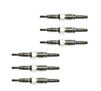 Diesel Engine Glow Plug Compatible With A3 8P 8V 2003-2013 For A4 B7 B8 2004-2015 N10302101 N10302102 0250201036 30915958 107118 345181 Heater Glow Plugs 11V(6pcs)