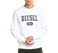 Diesel Felpa Men's White Sweatshirt, white, XL