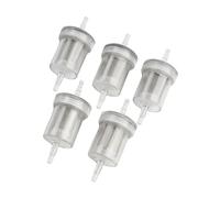 Diesel Filter Water Sensor Air Heater Diesel Set Transparent Cap Car Accessory 5×4mm Diesel In-Line Fuel Filter Kit Gas Filter(5PCS)