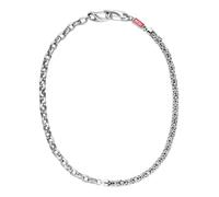 Diesel Font Men's Necklace, DX1694040 | Silver-Tone, Stainless Steel