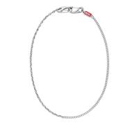 Diesel Font Men's Necklace, DX1695040 | Silver-Tone, Stainless Steel