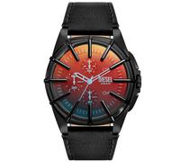 Diesel Framed Mens Black Watch DZ4658 Leather (archived) - One Size