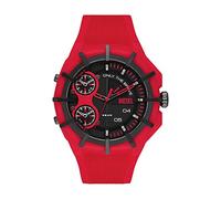 DIESEL Framed Watch for Men, Quartz Chronograph Three Hand Movement with Silicone, Stainless Steel or Leather Strap
