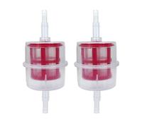 Diesel Fuel Filter by Aurdox,Universal Inline Fuel Filter for 6mm & 8mm Pipes for HGV, Forklifts & Garden Equipment & More, Twin Pack
