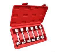 Diesel Fuel Line Tool Kit 6pc 1/2 Drive Silver | Complete 6-piece set, sizes 12-19mm, 1/2 inch drive, for ideal for diesel fuel lines, includes storage case