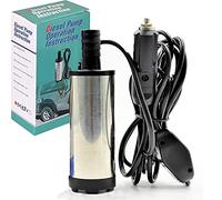 Diesel Fuel Transfer Pump - Electric, Stainless Steel, Submersible, 12V, 3M Cable with Cigarette Plug for Car, Motorbike, Speed Boat