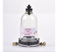 Diesel fuel water separator filter Stainless steel element Bowl Fuel Tank Filter Top Cap big flow Universal