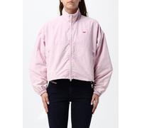 DIESEL G-Leamer Cropped Windbreaker Jacket with High Neck and Embroidered Logo - Size: 42 - female
