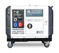 Diesel Generator max 7500 W(400 V) / 6500 W(230 V) KS 9300DE-1/3 ATSR