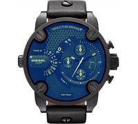 Diesel Gents Watch with Blue Dial & Black Leather Strap DZ7257