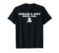 Diesel Girl Grease and Grit Mechanic Pride Line T-Shirt