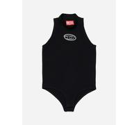 Diesel Girls Oval D Logo Bodysuit in Black - Blue - 10 Yrs