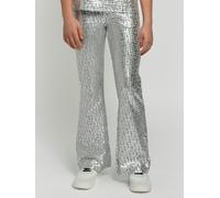 Diesel Girls Pendyx Branded Trousers in Silver - Silver - 14 Yrs