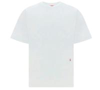 Diesel Graffiti Block Logo White T-Shirt - M