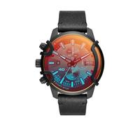 DIESEL Griffed Watch for Men, Quartz Chronograph Movement with Leather Strap