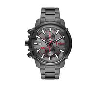 Diesel Griffed Watch for Men, Quartz Chronograph Movement with Stainless Steel Strap