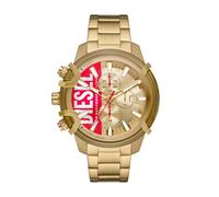 DIESEL Griffed Watch for Men, Quartz Chronograph Movement with Stainless Steel Strap
