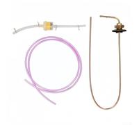 Diesel Heater Extra Capacity Fuel Line Standpipe Kit with Metal Riser and Polyethylene Tubing for Continuous Heat Supply in Off Grid Adventures and Workshops