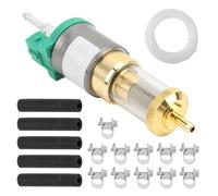 Diesel Heater Pump Kit, 12V 22ml Car Air Heater Diesel Pump Diesel Heater Pump for 1KW-5KW Diesel or Gasoline Heaters with 1 Fuel Line, 5 Fuel Connection Hoses, 10 Hose Clamps