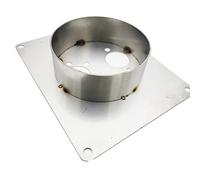 Diesel Heater Turret Mounting Plate Eberspacher Webasto 33mm Depth Made in 304 Stainless Steel