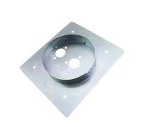 Diesel Heater Turret Plate 30/40/60mm Air Diesel Heater Upgraded Base Mounting Bracket Floor Plate Car Truck Van Camper Silver Turret Plate for Diesel Heater(30mm)
