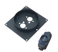 Diesel Heater Turret Plate 5kw/2kw Diesel Heater Mounting Plate Steel Fit use for Replacement Car Part 30mm Deep Replace
