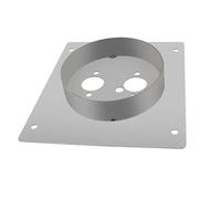Diesel Heater Turret Plate 60mm Car Diesel Heater Mounting Plate Stainless Steel Turret Planar Air Parking Base Bracket Floor Turret Plate for Diesel Heater