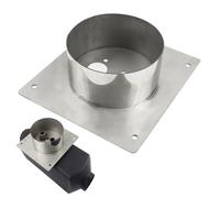 Diesel Heater Turret Plate 60mm High, Diesel Heater Mount Plate Bracket, Turret Planar Parking Heaters for Parking Auxiliary Heating, Stainless Steel Mounting Bracket for Eberspacher Heaters