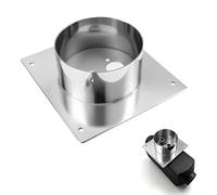 Diesel Heater Turret Plate 60mm High, Diesel Heater Mounting Plate Bracket Stainless Steel Diesel Heater Accessories Turret Planar Parking Heaters Turret Planar Floor Bracket for Parking Auxiliary Hea