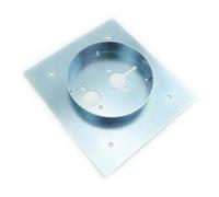 Diesel Heater Turret Plate Air Diesel Heater Base Mounting Bracket Floor Plate Upgraded Black Silver Turret Plate For Diesel Heater(Upgraded Silver 30mm)