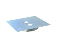 Diesel Heater Turret Plate Heater Mounting Plate Stainless Steel Turret Planar Turret Plate for Diesel Heater(Photo Color 40mm)