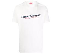 Diesel Industry Denim Logo White T-Shirt
