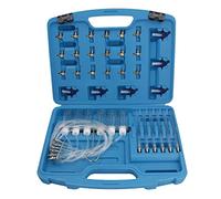 Diesel Injector Flow Meter + Adaptors Kit For 6 Cylinder Common Rail Leak Tester