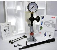 Diesel Injector Nozzle Pop Tester with 0-400 BAR / 0-6000 PSI Dual Scale Gauge