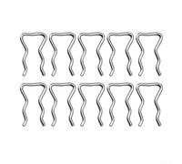 Diesel Injector Return Line Clips 97359750 for Trucks Vans 2004-2010 6.6L Engine - Fuel Line Fastener Set of 10