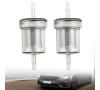 Diesel Inline Fuel Filter Set for Eberspacher Air Heater, 2 Piece Kit Compatible with 4mm Internal Diameter Fuel Hose, Plastic Material Suitable for Camper and RV Diesel Systems