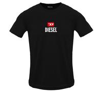 Diesel Just Small New D Logo Black Caviar T-Shirt - XL