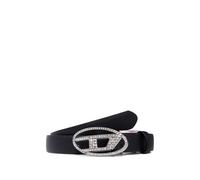 Diesel Kids B1drcrystal logo-buckle belt - Black 50 cm-52 cm-54 cm-56 cm-60 cm-70 cm-80 cm-85 cm-90 cm