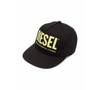 Diesel Kids Folly logo-print cap - Black 54 cm