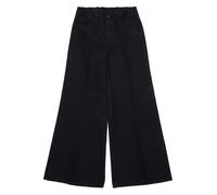 Diesel Kids Oval D-embroidered gabardine trousers - Black 4 yrs