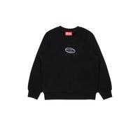 Diesel Kids Oval D logo-embroidered sweatshirt - Black 4 yrs-6 yrs-8 yrs-10 yrs-12 yrs-14 yrs-16 yrs