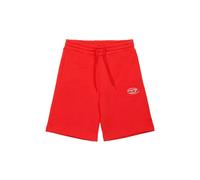 Diesel Kids Oval D-plaque shorts - Red 4 yrs-6 yrs-16 yrs