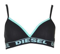 Diesel LIZZY Cotton Bralette, Black/Green - XS