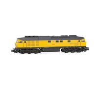 Diesel Locomotive Model Train 233 493-6 DB Bahnbau 1:160 Scale N Gauge Yellow